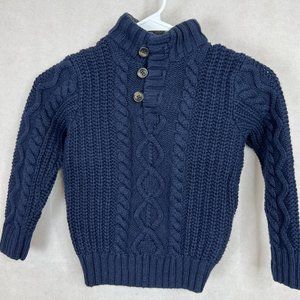 Navy Baby Gap Cable Sweater